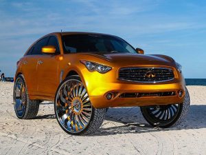 2015 Infiniti FX With 32 Inch Wheels