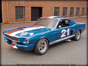 1966 Shelby Ford Mustang GT350 H scca B-Production Race Car