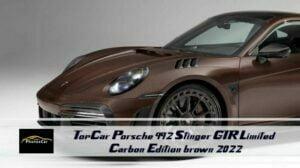 2022 TopCar Porsche 992 Stinger GTR Limited Carbon Edition brown