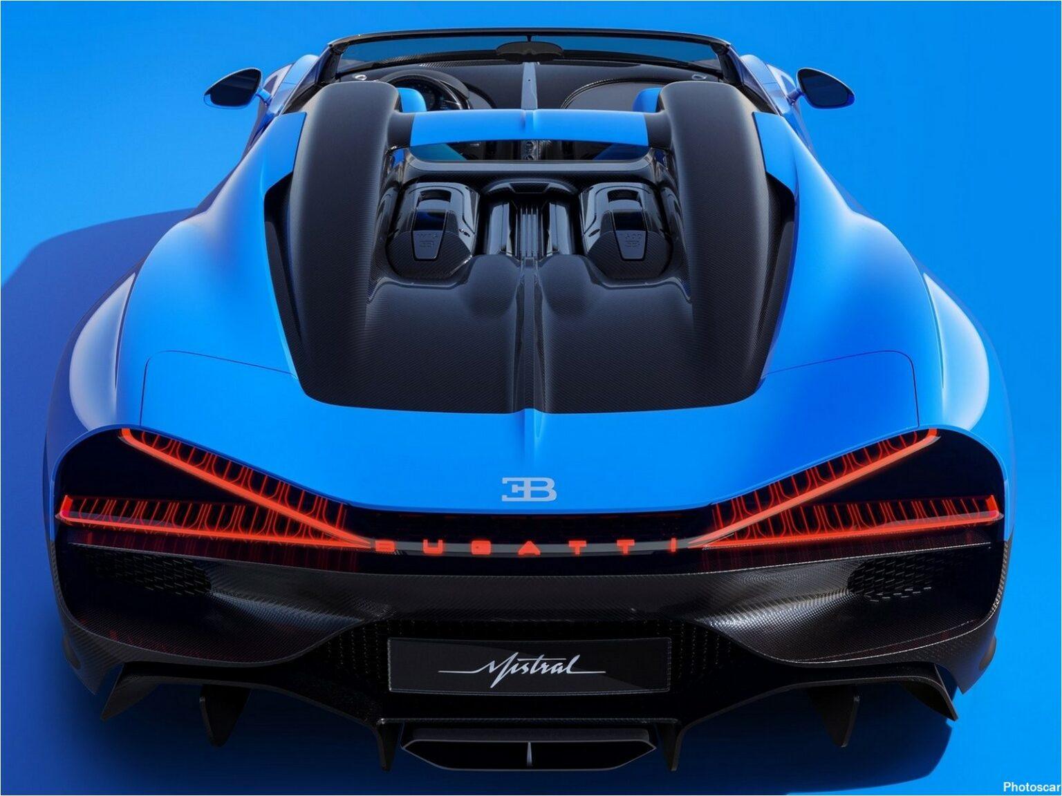 Bugatti W16 Mistral 2024 Un design exclusif, élégant et puissant