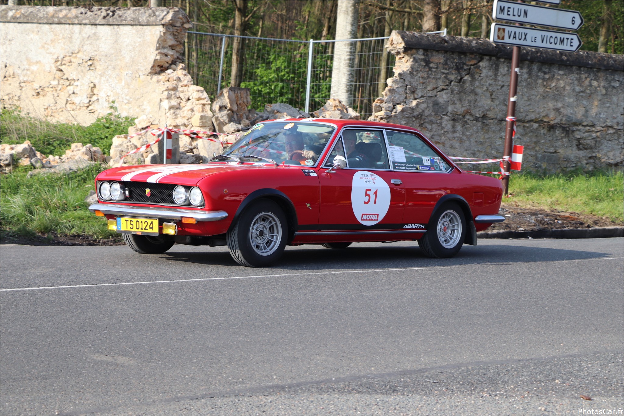 Tour auto 2023 - Fiat 124 Coupé 1971