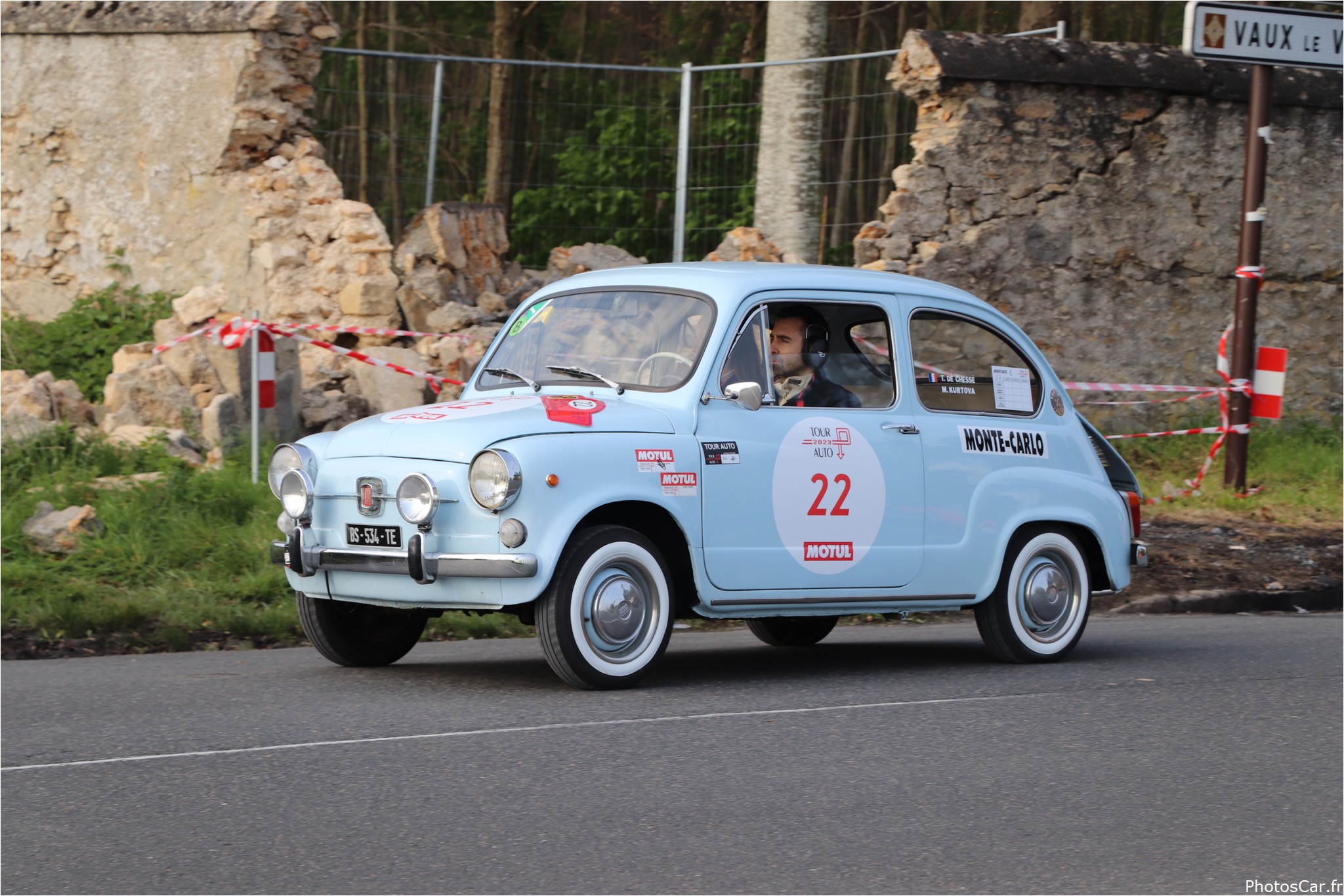 Tour auto 2023 - Fiat 600 1955