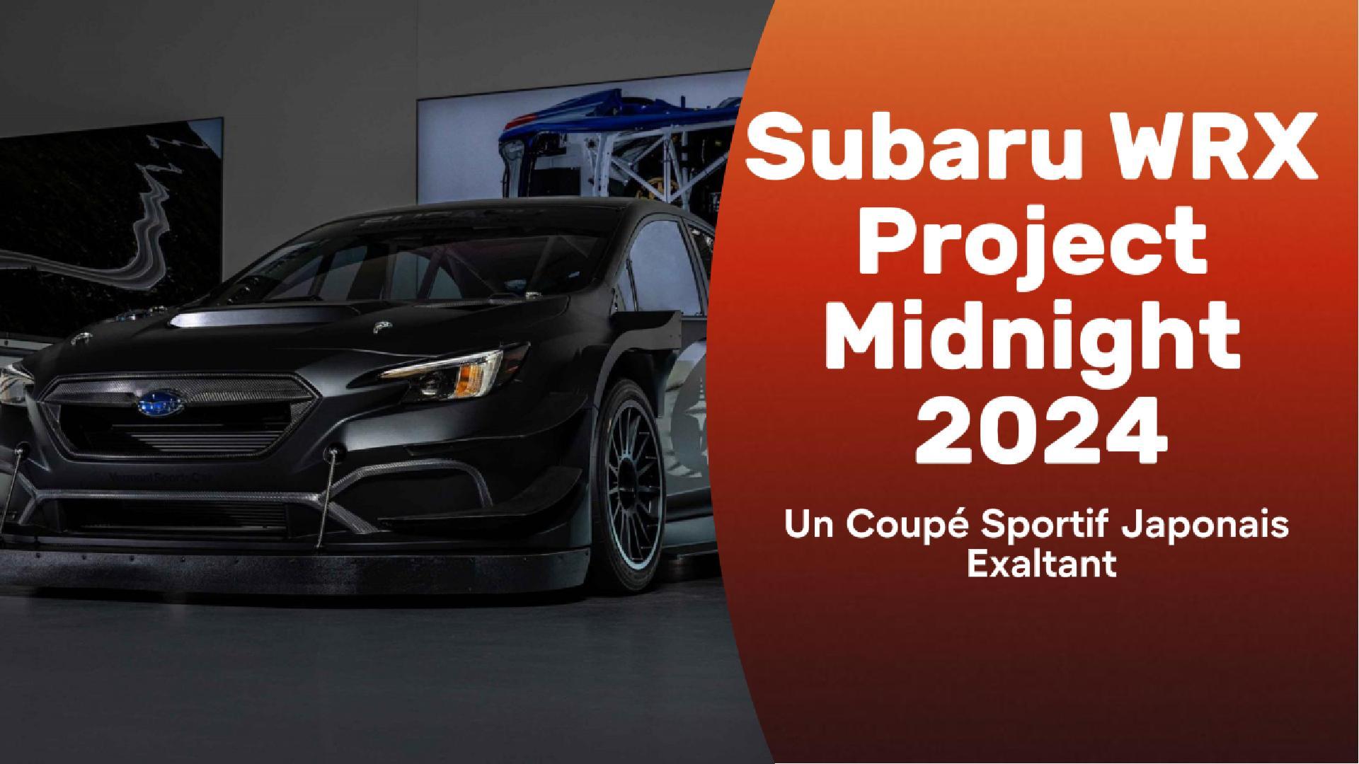 Subaru WRX Project Midnight 2024